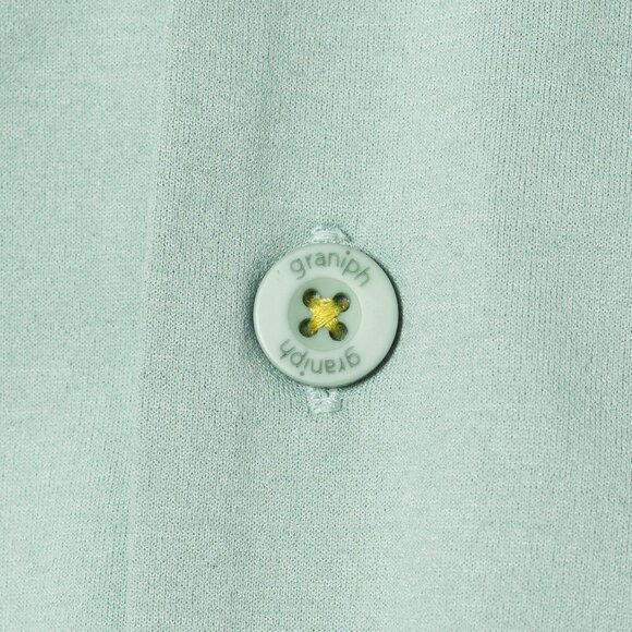 Graniph Ikaku Size Small Intend to Threat Red Panda Cardigan Pastel Green - Picture 6 of 8